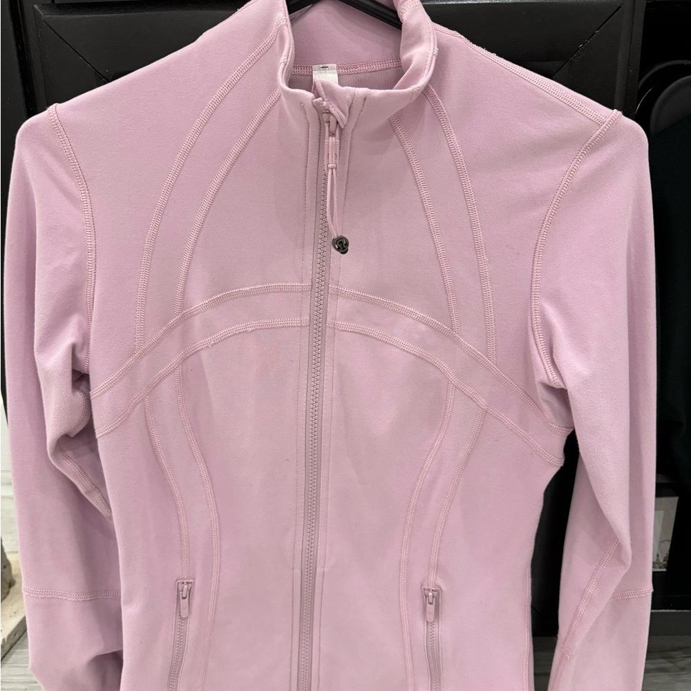 Gorgeous Pale Pink Lululemon Define Jacket. Like new, size 6.